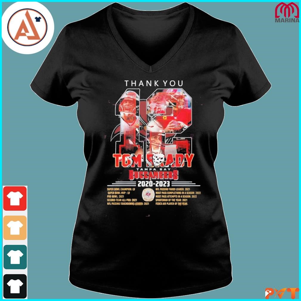 Thank You Tom, Tom Brady Tampa Bay Buccaneers 2023 shirt - Store T-shirt  Shopping Online