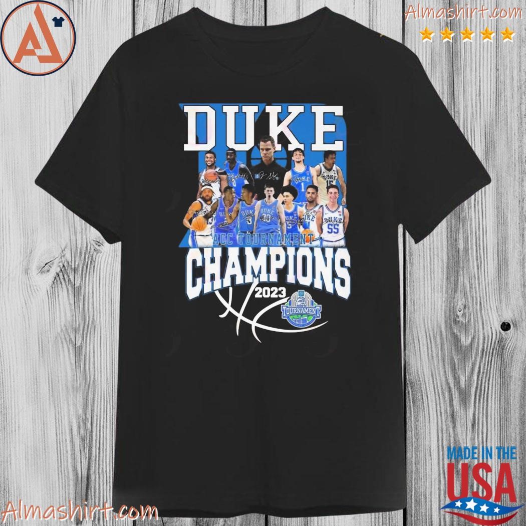 Duke champions 2023 tournament shirt