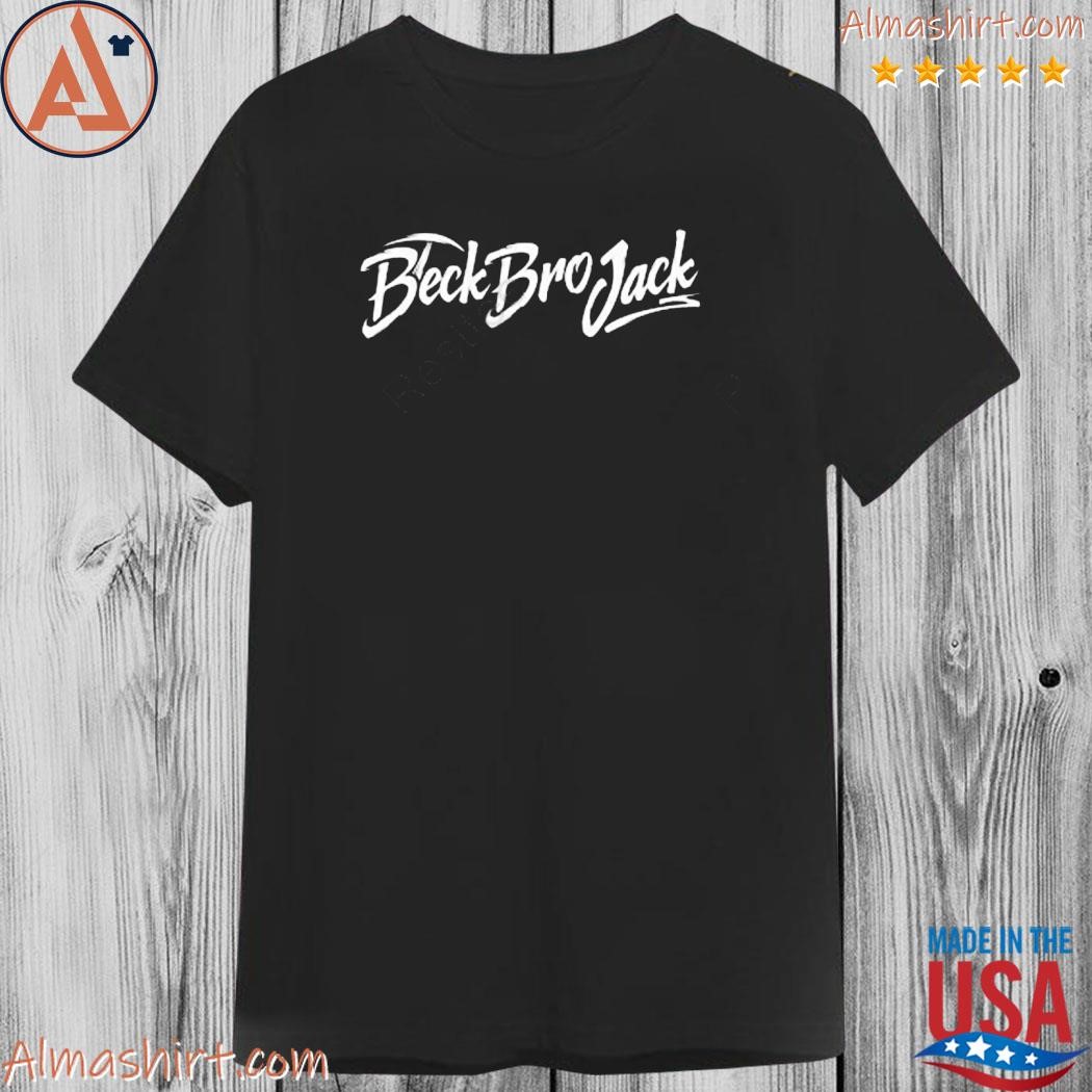 Official beckbroJack logo black shirt