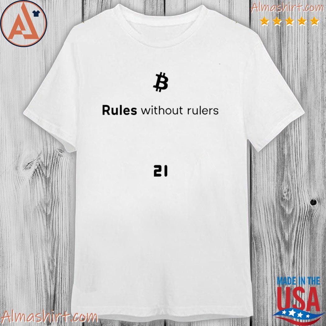 Official bitcoin rules without rulers swea shirt