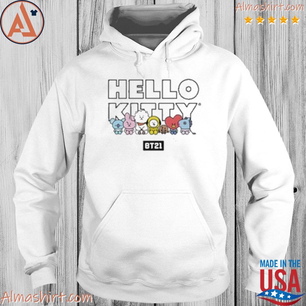 Shop BTS BT21 x Hello Kitty Collaboration Hoodie