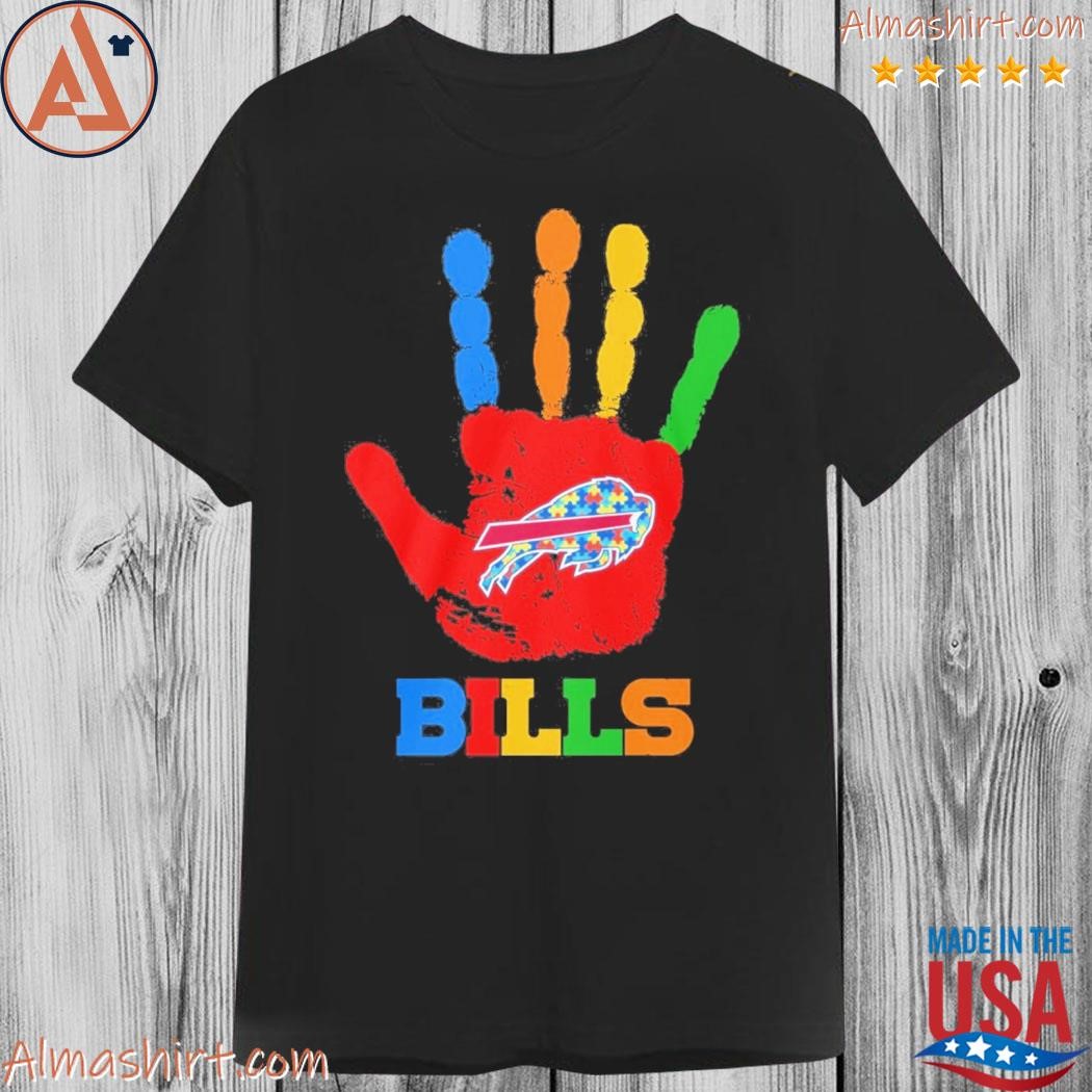 Official buffalo Bills hand autism shirt