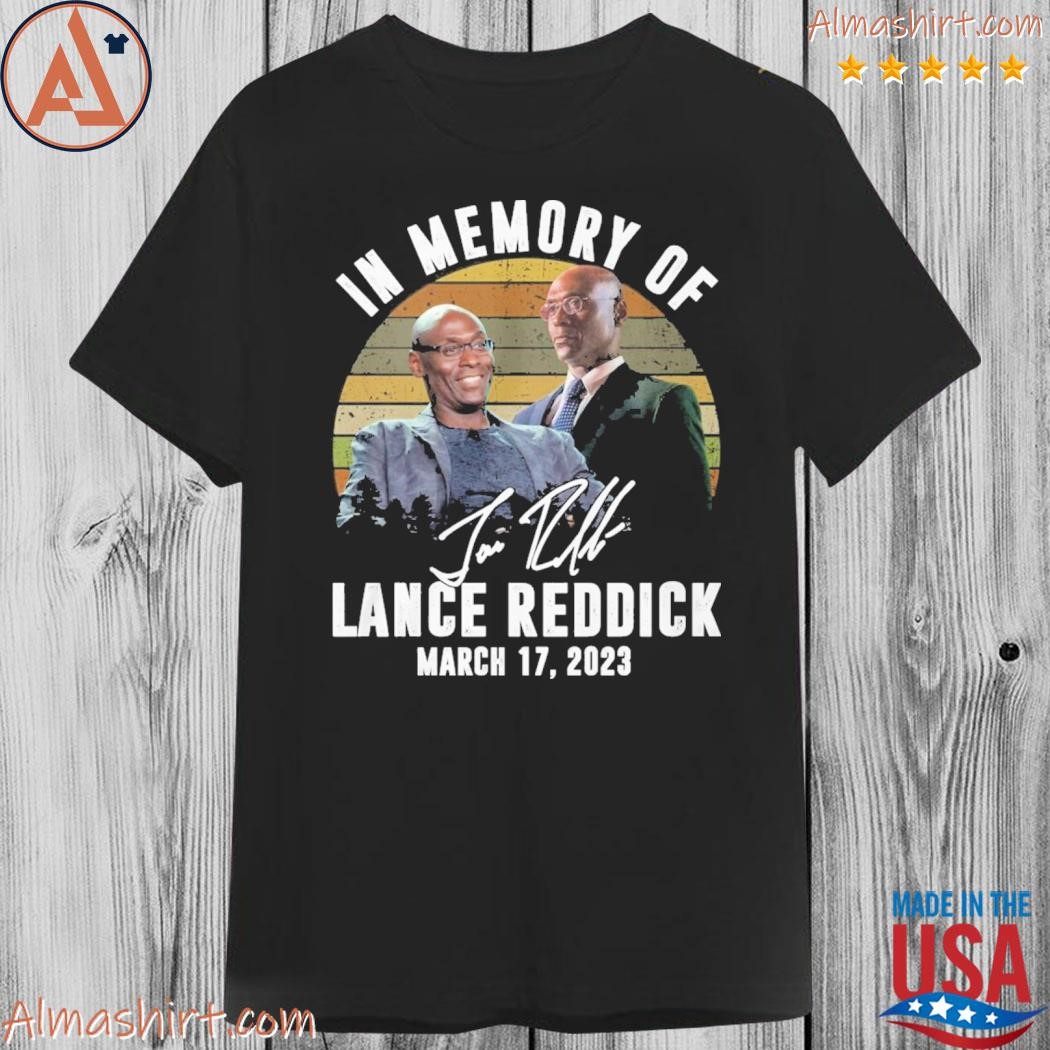 Official in memory of lance reddick march 17 2023 shirt