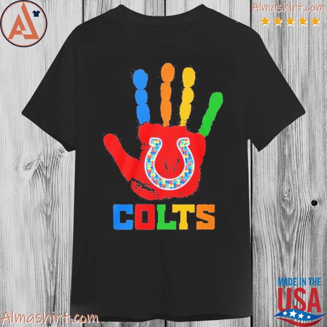 Official indianapolis Colts hand autism shirt
