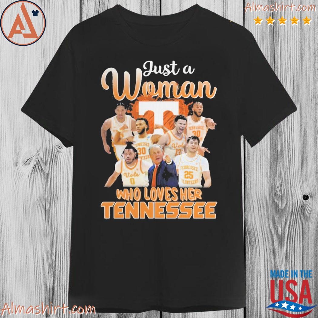 Official just a woman who loves her Tennessee shirt