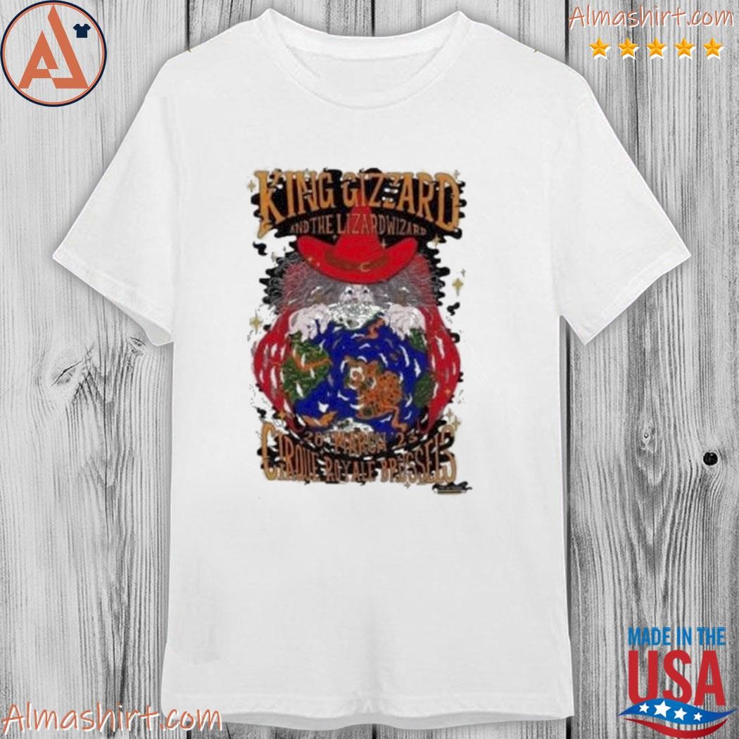 Official king gizzard march 20 2023 cirque royale brussels shirt