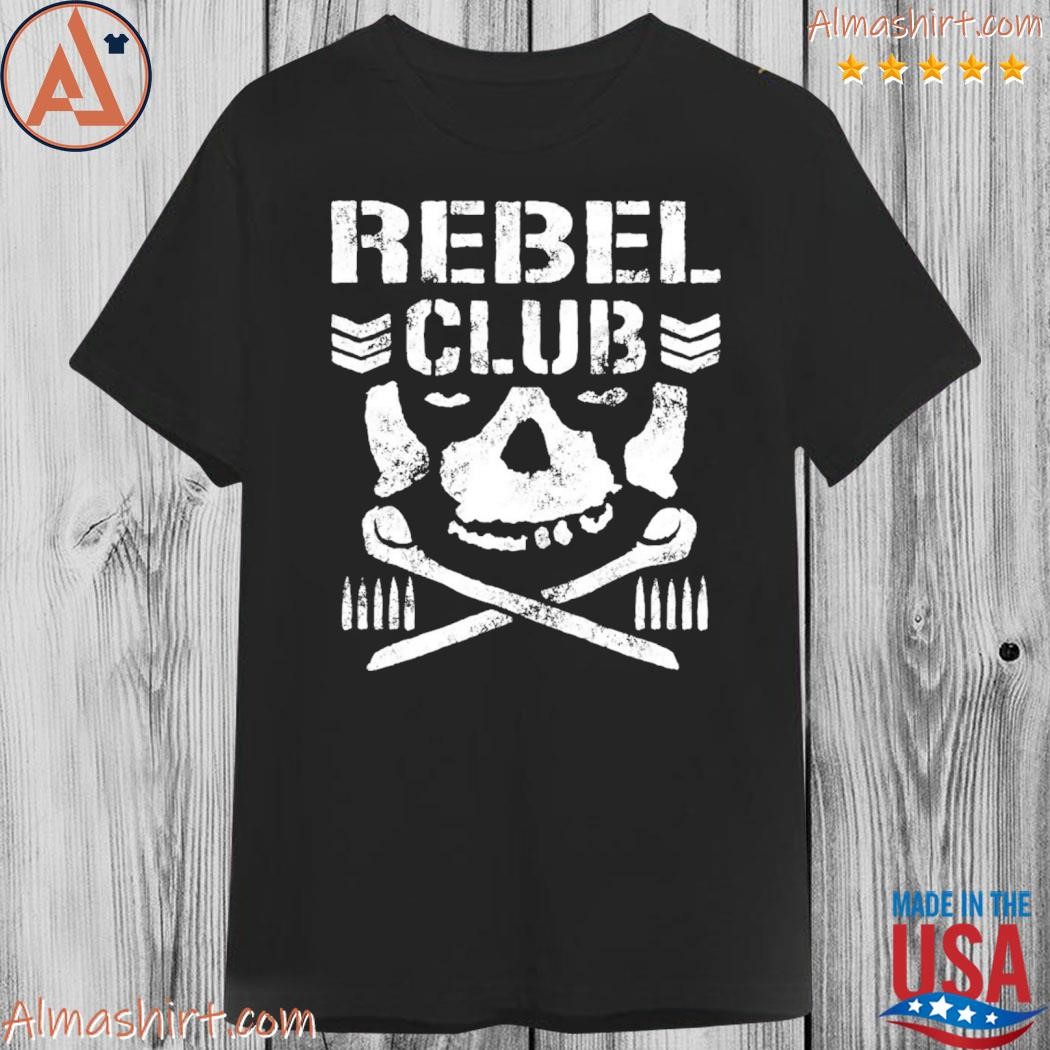 Official njpw global david finlay rebel club shirt
