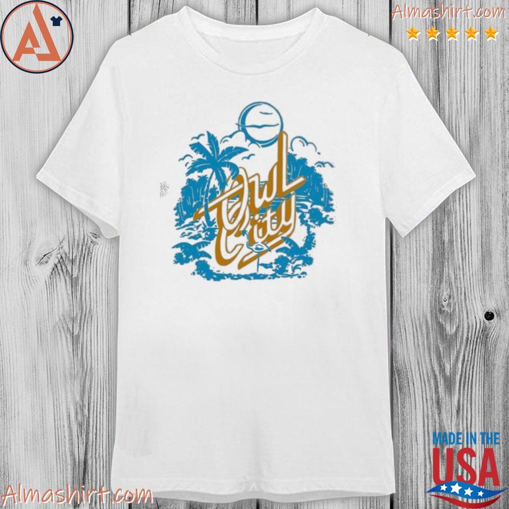 Official owl city coco moon beach shirt