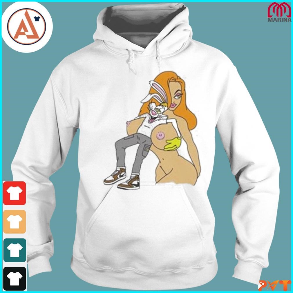 Official roger rabbit and jessica rabbit nude shirt, hoodie, long sleeve tee