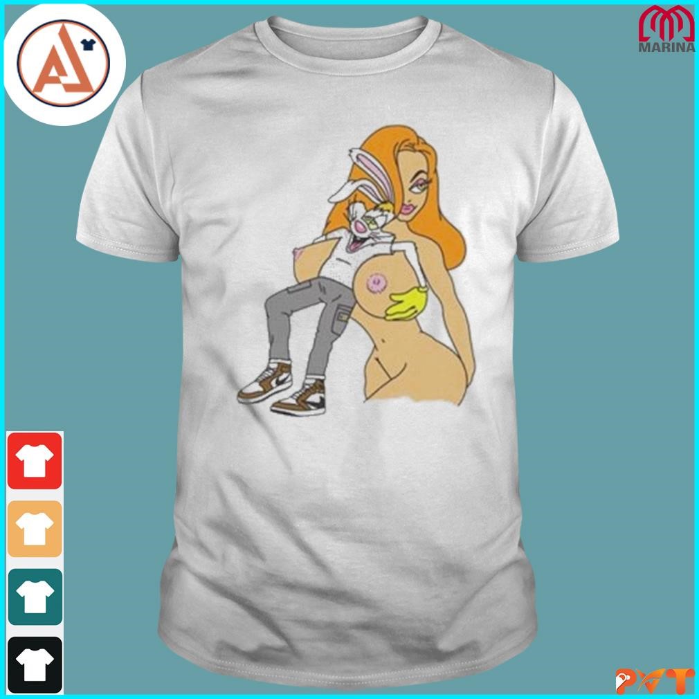 Official roger rabbit and jessica rabbit nude shirt, hoodie, long sleeve tee