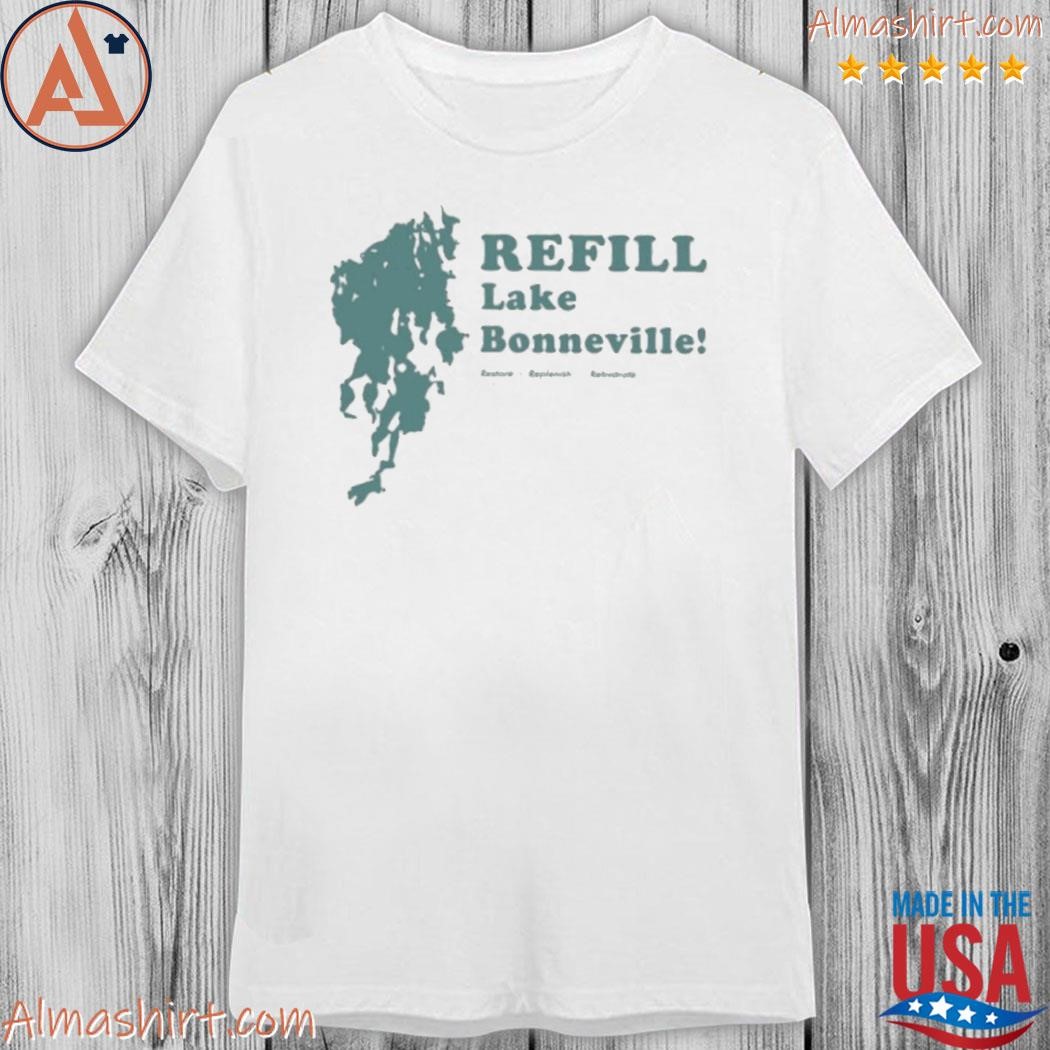 Official spencer ryan hall refill lake bonneville shirt