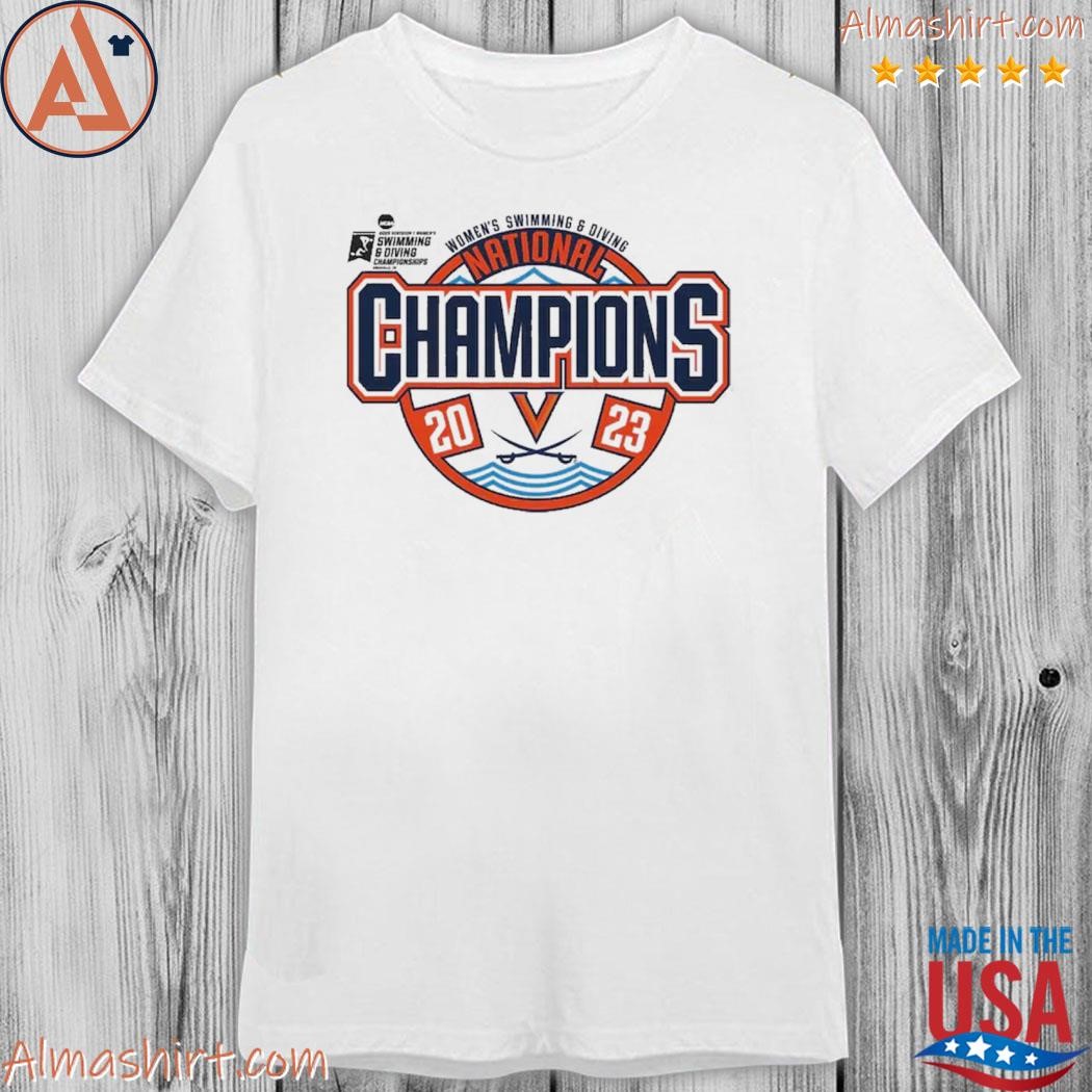 Virginia cavaliers blue 84 2023 ncaa women's swimming and diving national champions shirt