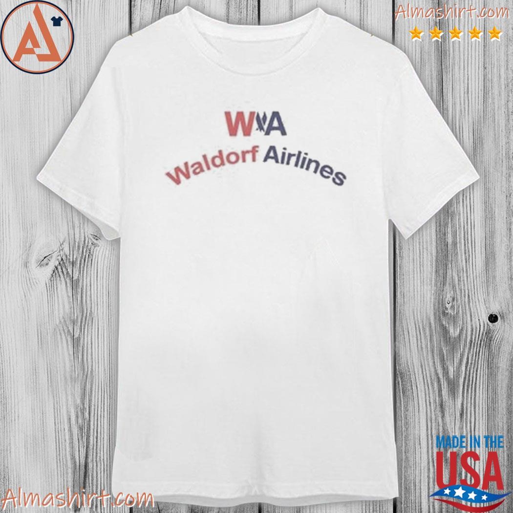 Waldorf airlines shirt