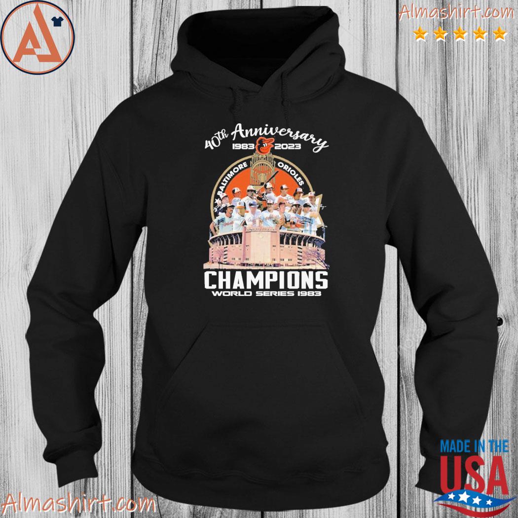 Original Baltimore Orioles 40th Anniversary 1983-2023 Champions