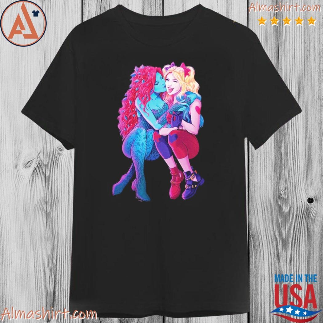 DC pride poison ivy and harley quinn shirt