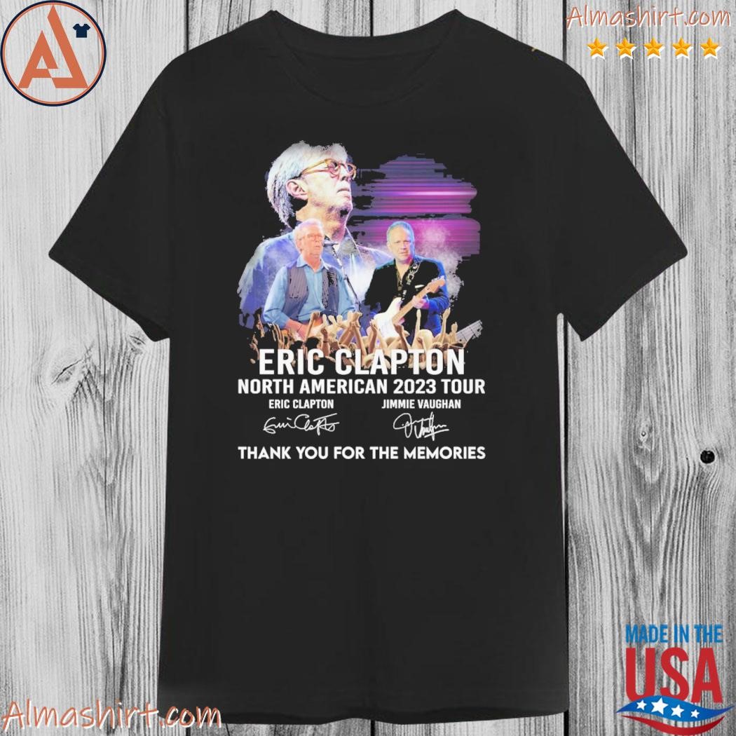 Eric clapton north American 2023 tour thank you for the memories shirt