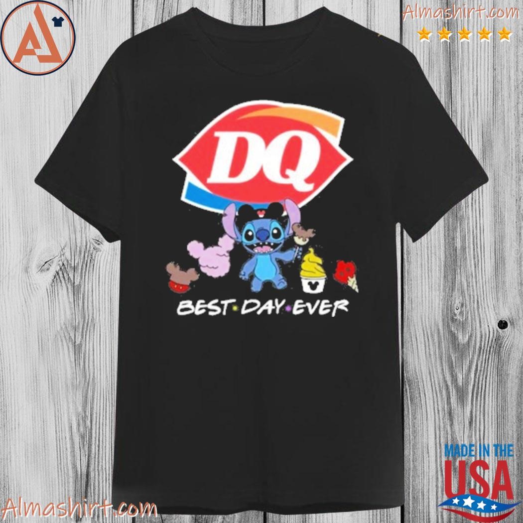 Official baby Stitch best day ever Dairy Queen logo shirt