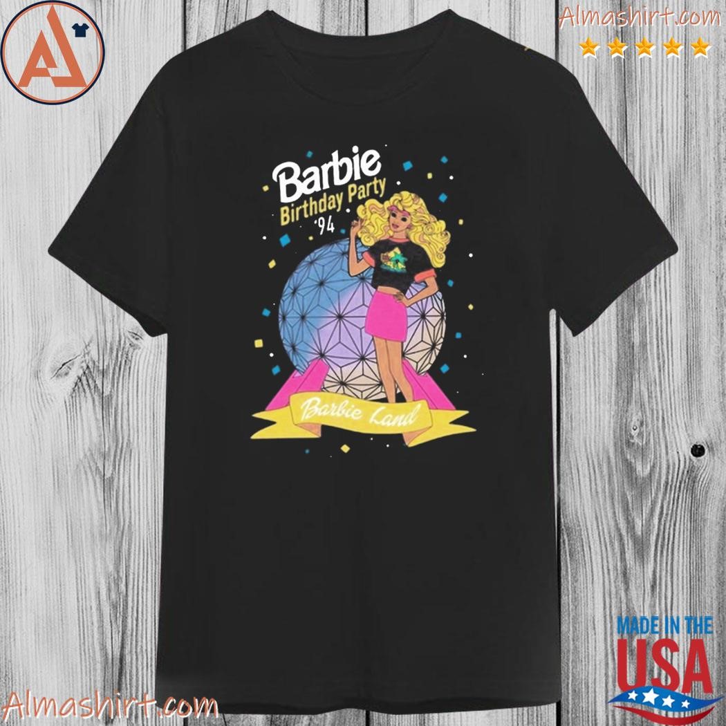 Official barbie birthday party 1994 barbie land shirt