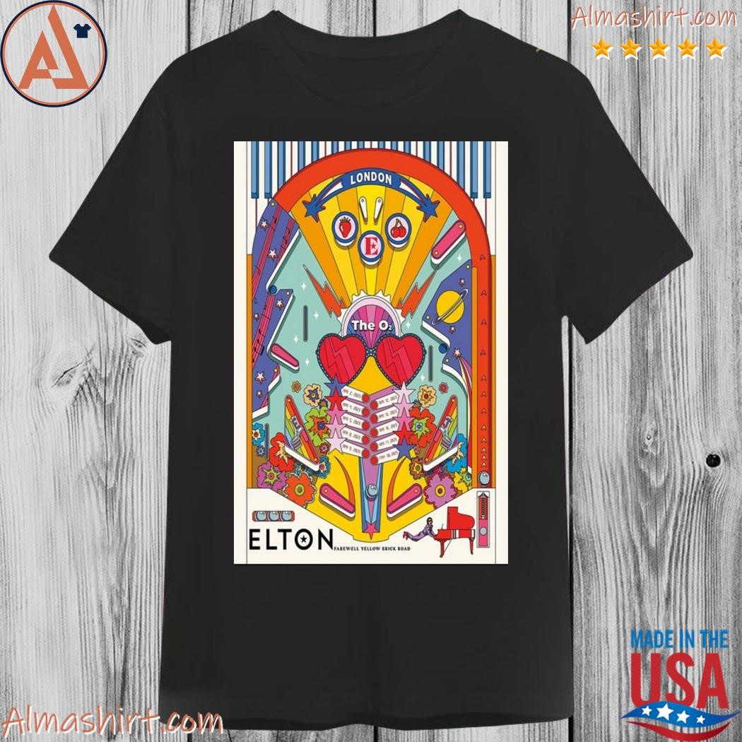 Elton John Official Goodbye Yellow Brick Road Cover T-Shirt