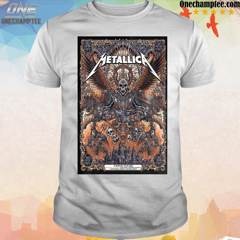 Metallica European Tour 2025 Shirt