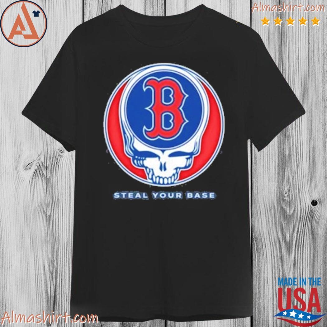Boston Red Sox Steal Your Base Navy Athletic T-Shirt