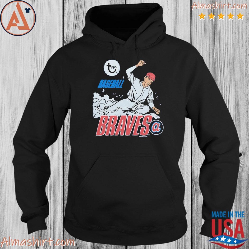 Official mLB x Topps Atlanta Braves shirt, hoodie, sweater, long