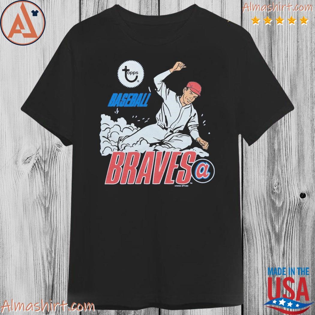 Official mLB x Topps Atlanta Braves shirt, hoodie, sweater, long