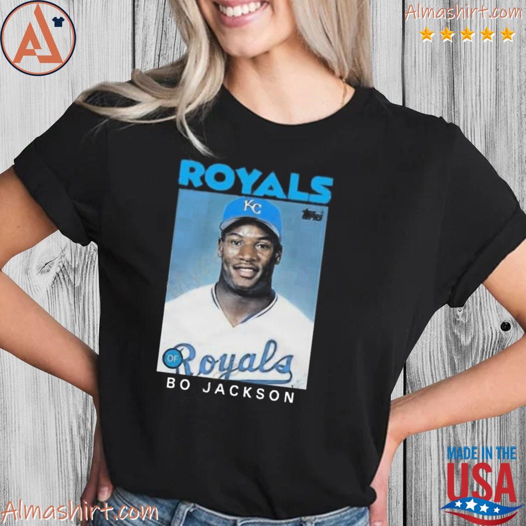 Kansas City Royals Topps Bo Jackson Shirt, hoodie, sweater, long sleeve and  tank top