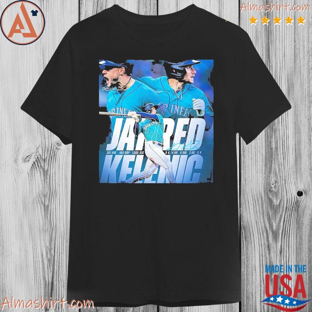 Official seattle mariners jarred kelenic signature T-shirt, hoodie, tank  top, sweater and long sleeve t-shirt