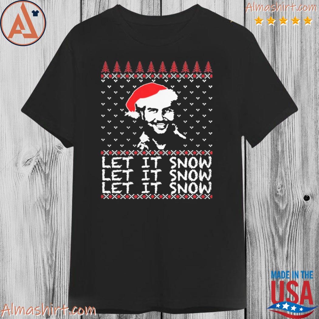Pablo Escobar let it snow Christmas ugly shirt