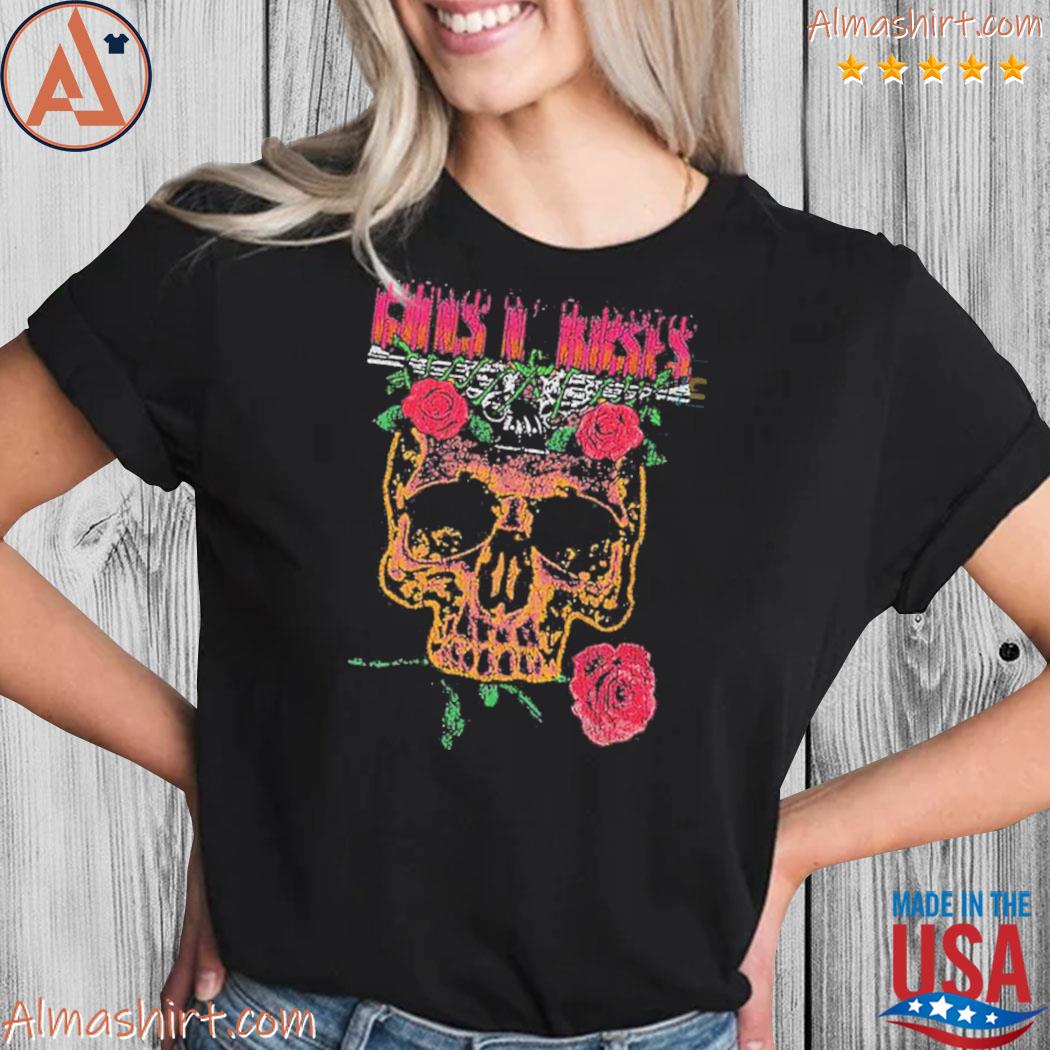 Guns N Roses 1991 US Tour Skull T-Shirt, hoodie, long sleeve tee