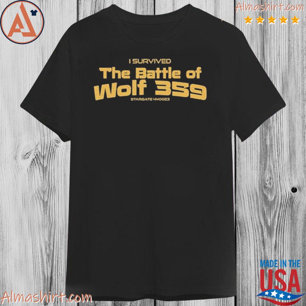 I Survived The Battle Of Wolf 359 Stargate 440023 2023 Shirttank Top V Neck For Men And Women 