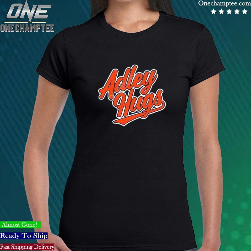 Adley Rutschman: Hugs Script, Adult T-Shirt / 2XL - MLB - Sports Fan Gear | breakingt