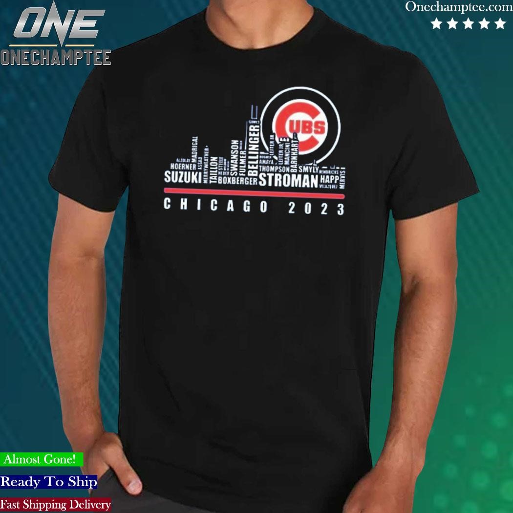 Chicago Cubs MLB Roster 2023 T-Shirt - Growkoc