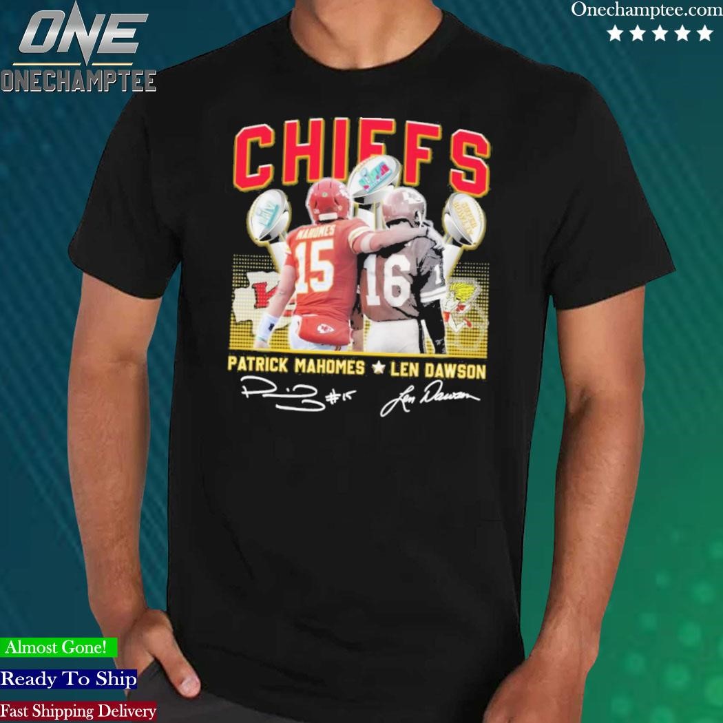 Kansas City Chiefs Patrick Mahomes Len Dawson T Shirt - Jolly