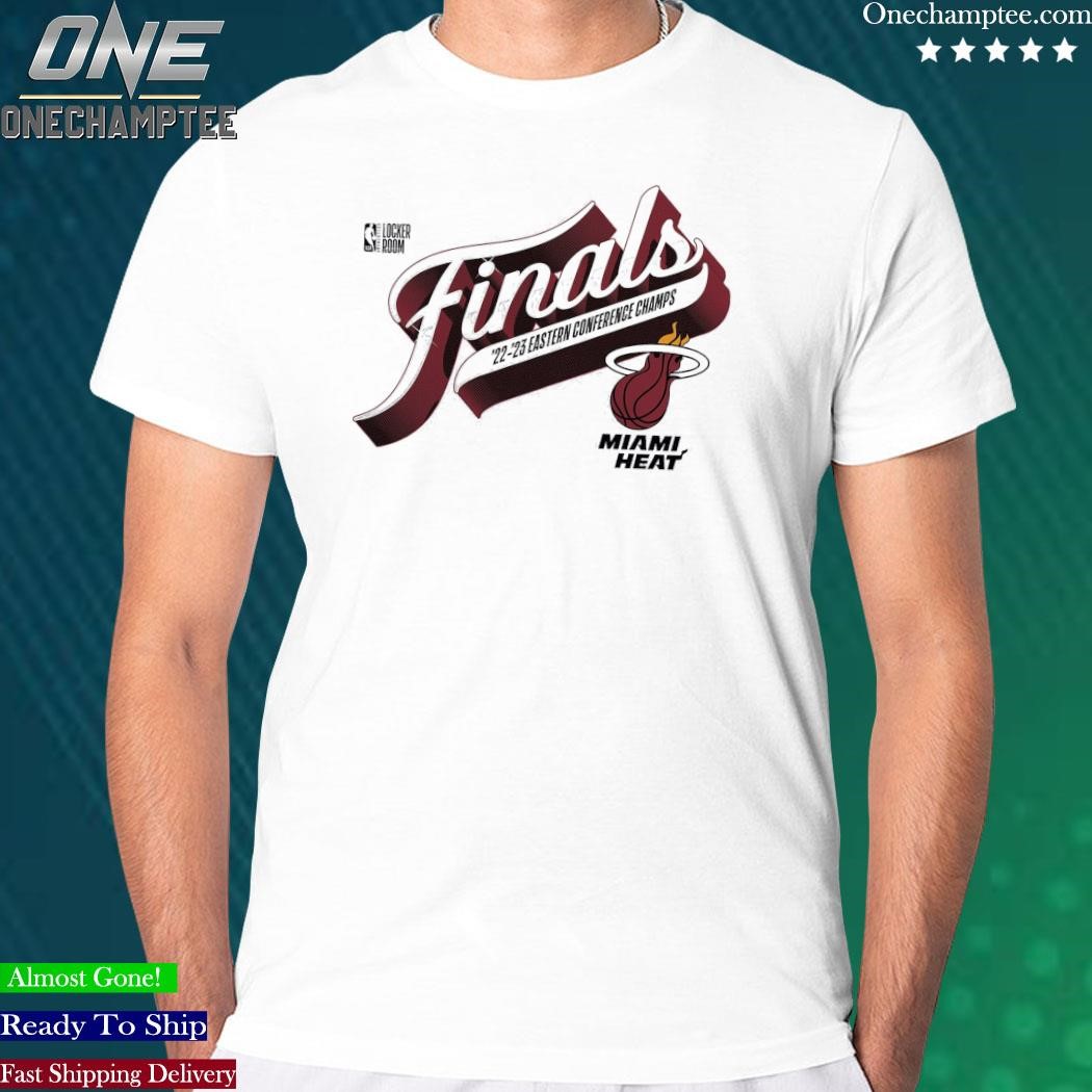 Men's Miami Heat Fanatics Branded White 2023 Eastern Conference Champions  Locker Room Authentic T-Shirt