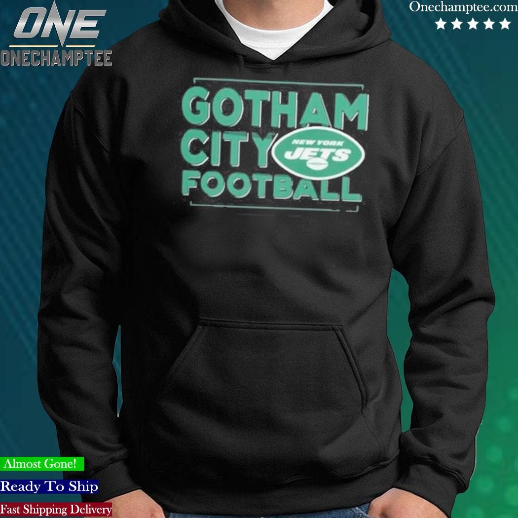 New York Jets Gotham City Football Iconic Hometown Graphic T-Shirt - Mens