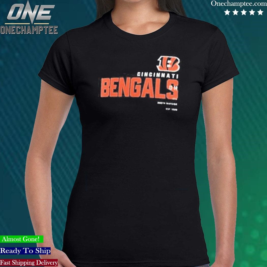 Official Nike men's cincinnatI bengals team name heather t-shirt, hoodie,  sweater, long sleeve and tank top