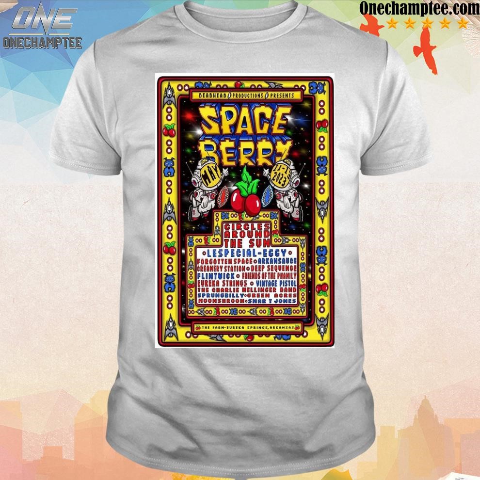 Official spaceberry music festival 2023 poster shirt