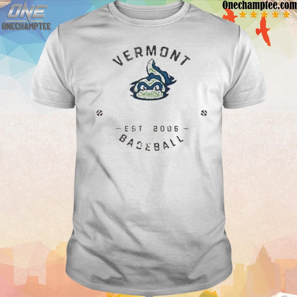 Official vermont lake monsters baseball shirt