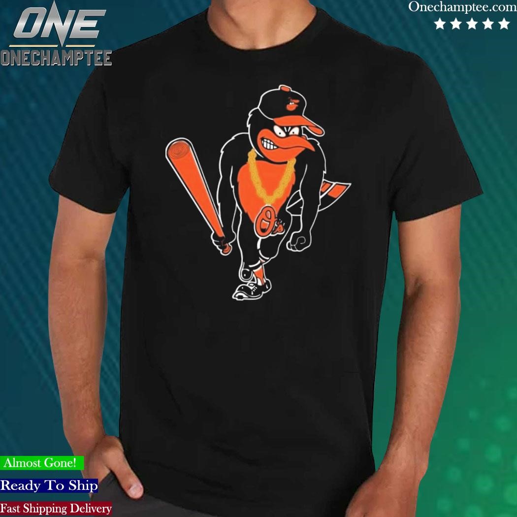 Orioles angry bird shirt on sale