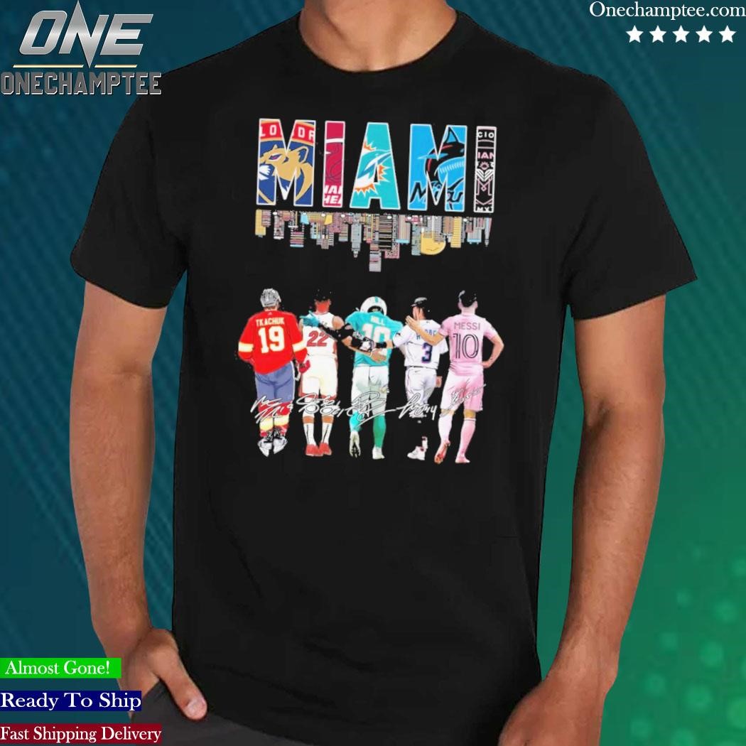 Miami Heat Dolphins Hurricanes Panthers Inter Miami Marlins shirt, hoodie,  sweater, long sleeve and tank top