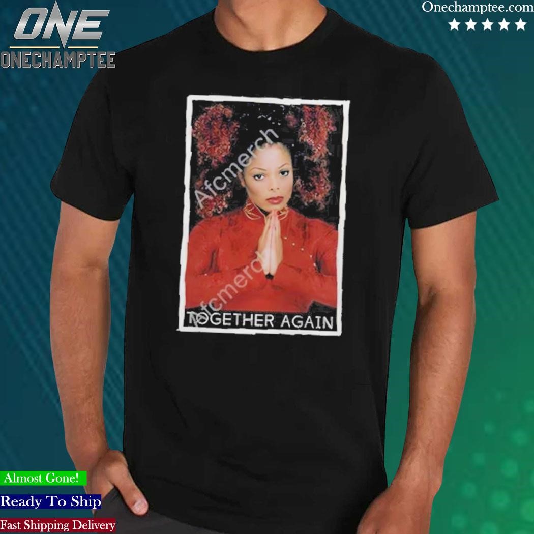 Design janet jackson tour merch together again 2023 shirt, hoodie