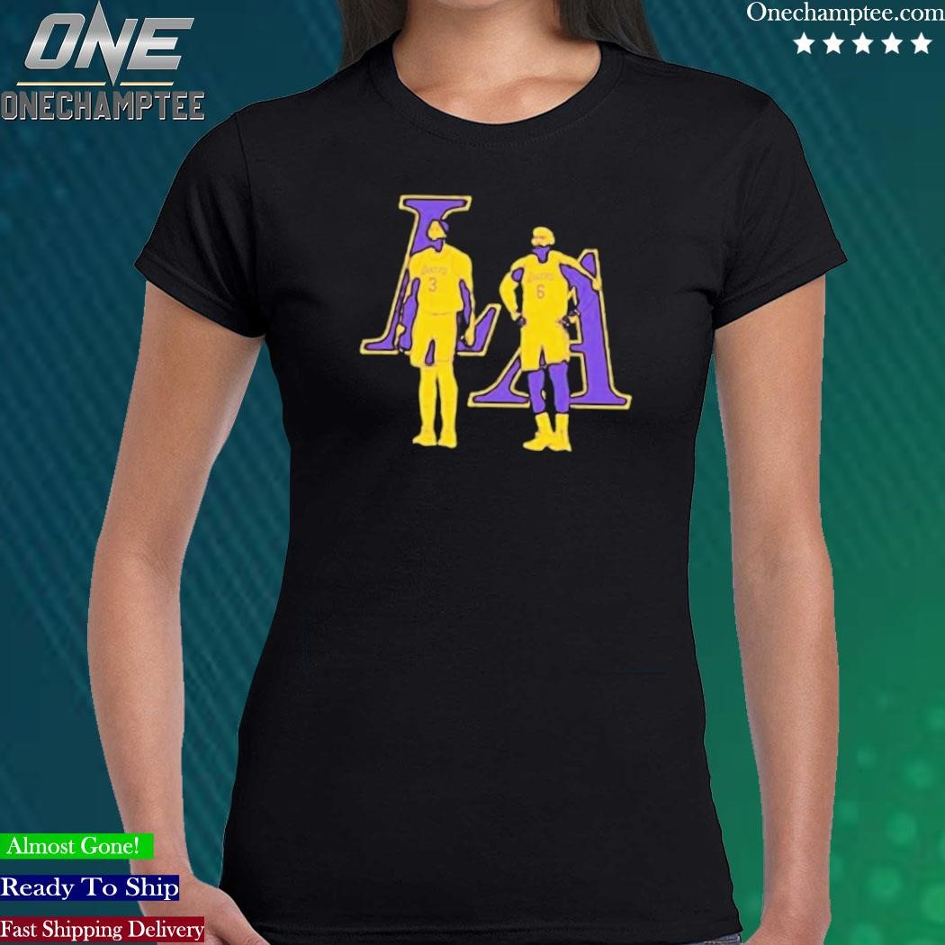 LA bron James Lakers T-Shirt  Lakers t shirt, Tee shirt designs