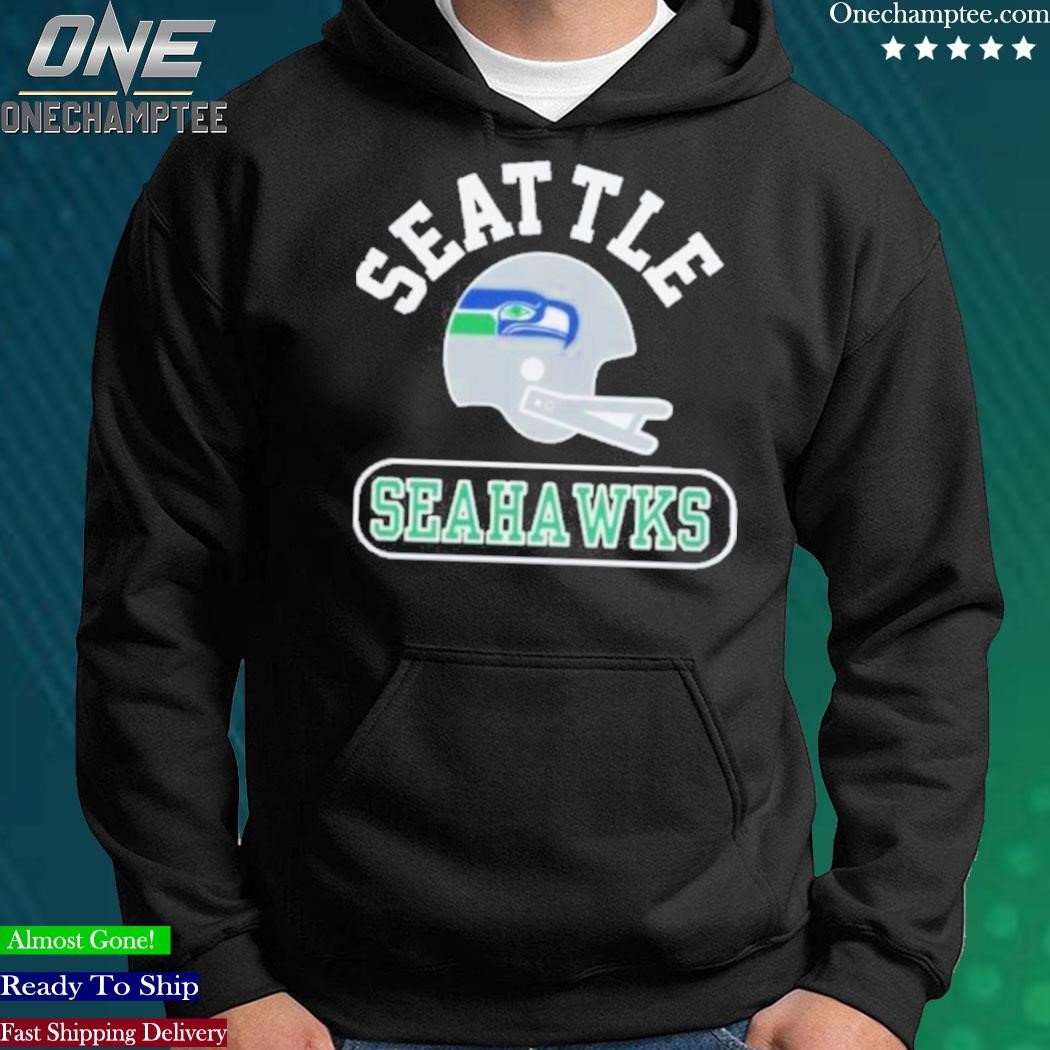 Seattle Seahawks Throwback Helmet Hoodie