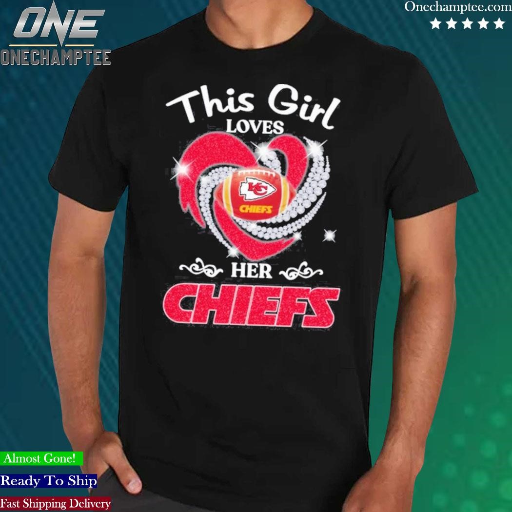 NEW This Girl Loves Her Kansas City Chiefs Unisex T-Shirt