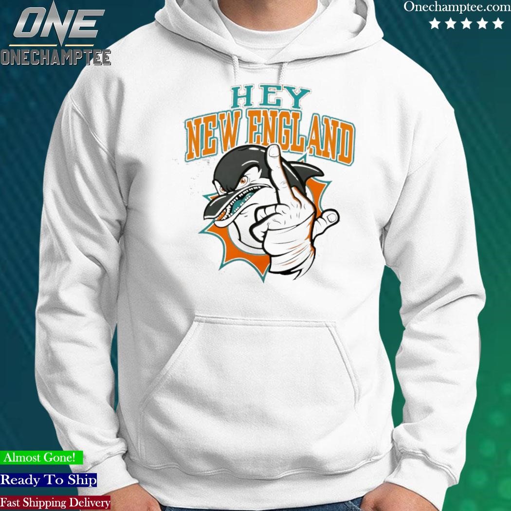 Hey new england miamI dolphins T-shirts, hoodie, sweater, long sleeve and  tank top