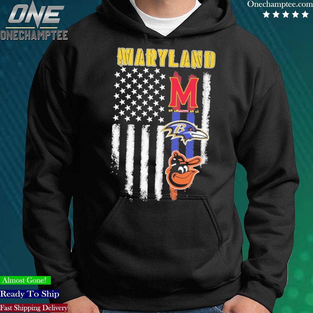 Maryland Baltimore Ravens Orioles And Terrapins T Shirt, hoodie