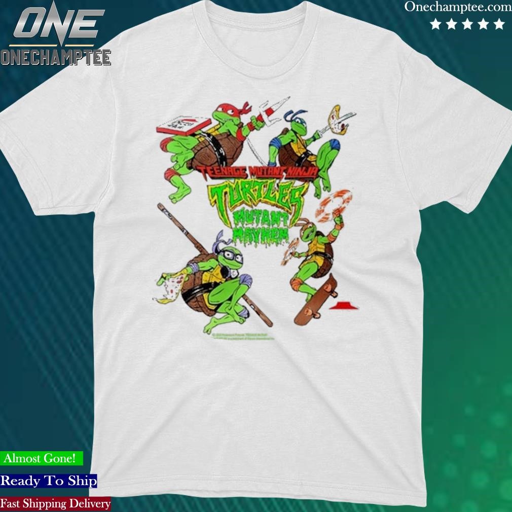 Official pizza tmnt mutant mayhem poster shirt, hoodie, sweatshirt for men  and women