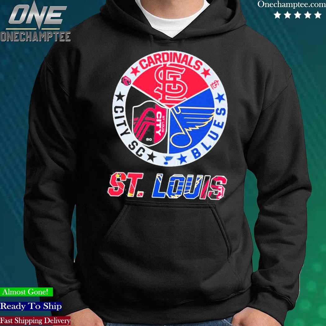 Official st louis cardinals city sc and blues 2023 shirt, hoodie, tank top,  sweater and long sleeve t-shirt